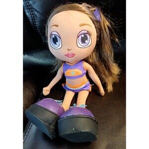 Vintage RARE Diva Starz 12" Purple Nikki Plush Soft & Huggable Doll Big Shoes